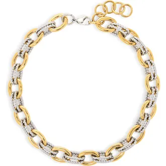 Bracha Roxy Necklace in Silver/gold at Nordstrom