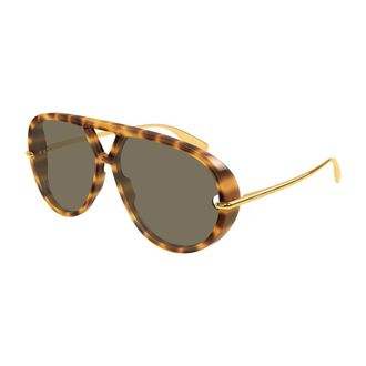 Bottega Veneta Sunglasses, female, Yellow, Size: 63 MM Bv1274S Sunglasses
