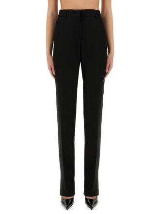 Sportmax Viscose Blend Trousers - Black