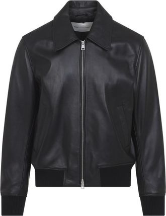 Ami Black Regular Solid Jacket