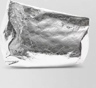 Mars&egrave;ll fanta shoulder bag metallic crinkled texture