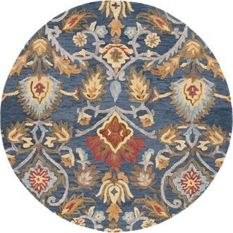 Safavieh Alfombra traditional de lana azul/multicolor, 183 cm