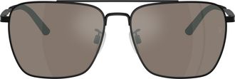 Oliver Peoples 0ov1362s Rectangular Metal Frame Sunglasses with Double Bridge Design