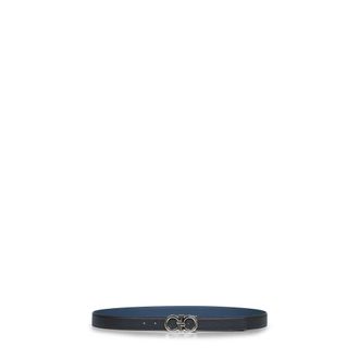 Ferragamo Belts, male, Black, Size: 115 CM Double Gancini Belt