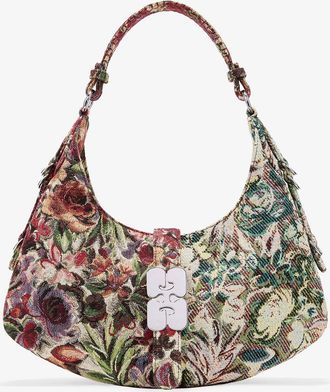 Ganni Mixed Tapestry Small Kat Bag