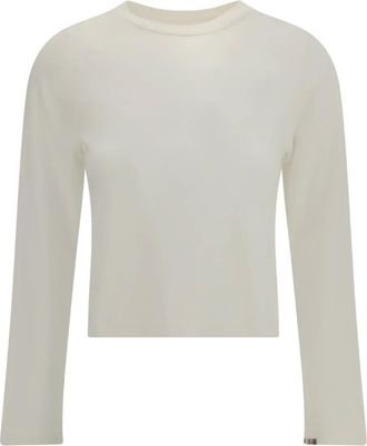 Extreme Cashmere Top N&deg;451 Lisa a maniche lunghe - Toni neutri