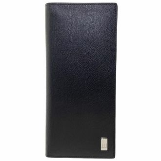 Dunhill Dark Brown Leather Long Bill Wallet (Bi-Fold) (Pre-Owned)