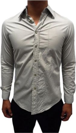 Yohji Yamamoto Herenmode Shirt - Heren - Casual Overhemden - Beige - S - Overhemden