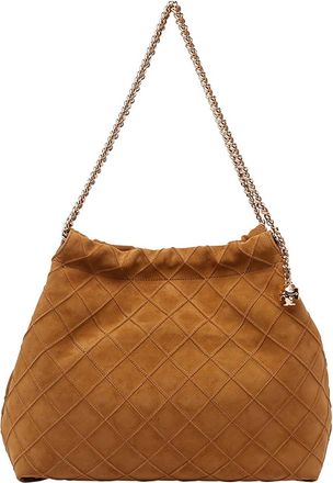 Tory Burch Fleming Suede Hobo Bag