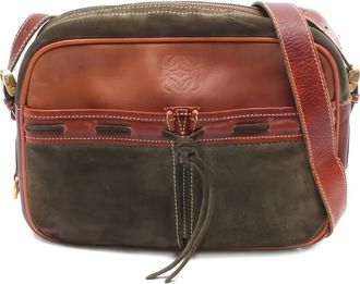 Loewe Borsa a spalla Anagram in pelle anni 2000 - Marrone