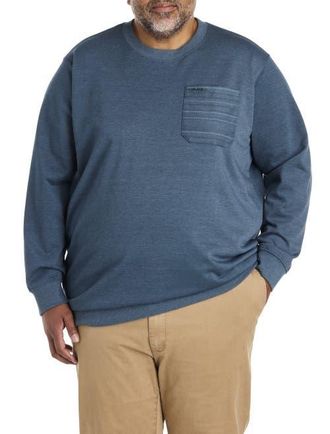 O'Neill Big & Tall Bavaro Contrast-Pocket Crewneck Pullover in Midnight Navy at Nordstrom, Size 2X Big