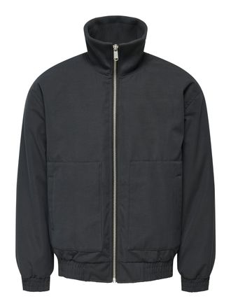 Only & Sons Bomberjacke ONLY & SONS ONSDUNCAN PADDED JACKET OTW, Herren, Gr. XXL, phantom, Web, Obermaterial: 100% Polyester, unifarben, regular fit normal, hoch 