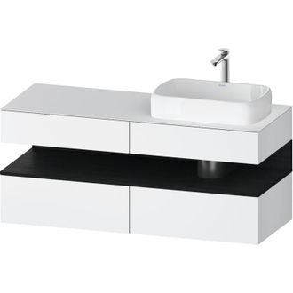 Duravit Qatego Consola Mueble Bajo Lavabo, 2 Extensiones, 2 - Duravit