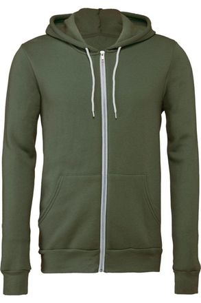 Bella + Canvas Sponge Fleece Full-Zip Hoodie