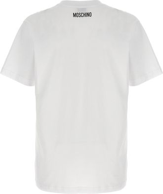 Moschino Mens White Cotton T-Shirt