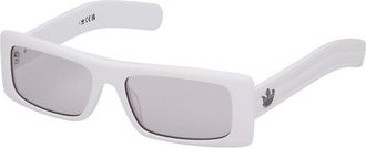 adidas OR0124 21A Mens Sunglasses White Size 55