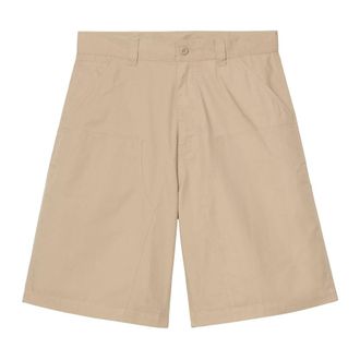 Carhartt Work in Progress Carhartt Wip, Casual Shorts, male, Beige, Size: XS Postal Double Knee Short