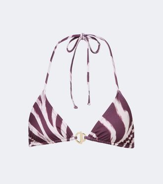 Bananhot Berry printed bikini top