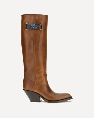 Chlo&eacute; Azelan over-the-knee leather Boots Female 37