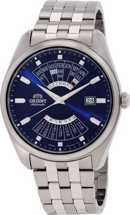 Orient Multi Year Calendar Automatic Blue Dial Watch RA-BA0003L00C