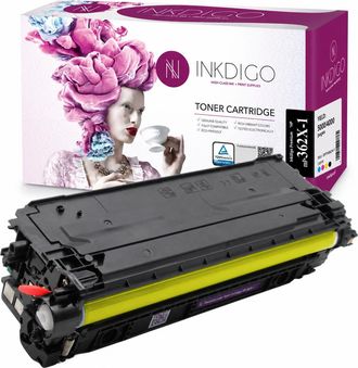 OEM Toner Inkdigo Cf362x Compatibile Con Hp Flowmfpm577c M552dn Flowmfpm577cm Certificato T&uuml;v