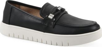 White Mountain Naathan Loafer Sneaker in Black/Burnish/Smooth at Nordstrom Rack, Size 7.5