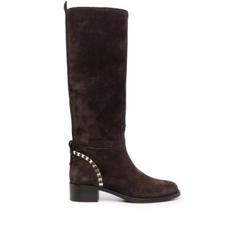 Ferragamo Tawnie Below-The-Knee Boots
