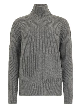 Malo ribbed turtleneck sweater - Grigio