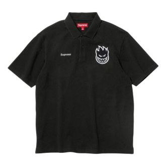 SUPREME x Spitfire SS26 Polo Black SUP-SS26-339-BLK