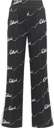 Carlo Colucci Broek - Dames - Wijde Broeken - Zwart - S - Broeken