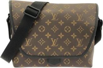 Louis Vuitton Vintage, unisex, Bruin, ONE Size, Pre-owned Canvas Shoulder Bag