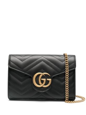 Gucci GG Marmont mini schoudertas - Zwart