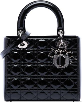 Dior Pre-owned Dior Medium Patent Cannage Lady Dior Ladies DSJMRZ6KK9DMD2P4