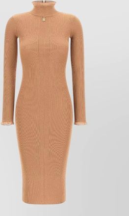 Elisabetta Franchi ribbed knit midi dress