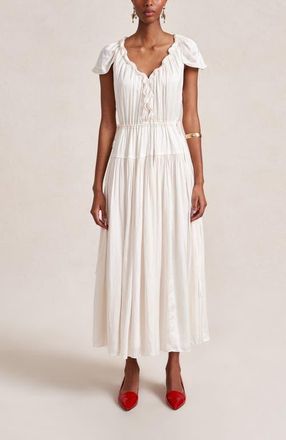 La Ligne Sienna Dress in Ivory at Nordstrom, Size X-Large