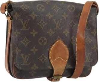 Louis Vuitton Pre-owned Cross Body Bags, female, Brown, Size: ONE SIZE Pre-owned Canvas Cross Body Bag