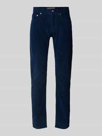Pierre Cardin Tapered Fit Cordhose Modell Lyon in Blau, Größe 34/30
