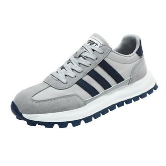 Generic Men Casual Sport Dad Shoes Breathable Comfort Anti Slip Running Hiking Sneakers (Gray,6.5)