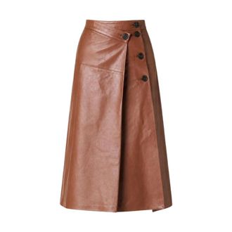 Iro Iro, Dames, Rokken, Bruin, Maat: S Leer