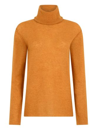 Malo roll-neck sweater - women - Cashmere/Polyamide - 40 - Orange