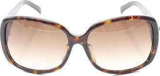 Gucci Occhiali da sole con logo GG anni 2000 - Marrone