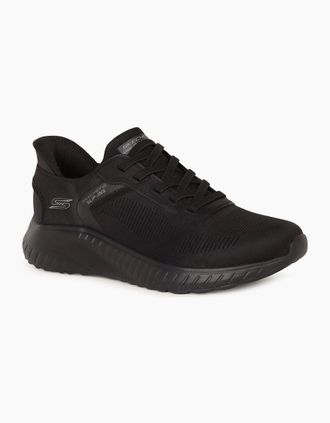 Skechers Mens Slip In Bobs Sport Squad Mens Trainers - Black - Size: 12
