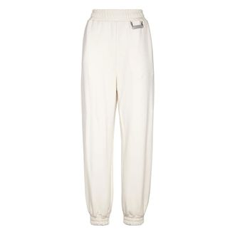 Philipp Plein Dames, Broeken, Wit, Maat: S Katoen