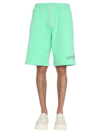 Msgm Fantastic Green Bermuda
