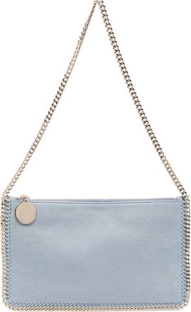 Stella McCartney Borsa a spalla in pelle scamosciata sintetica - Blu