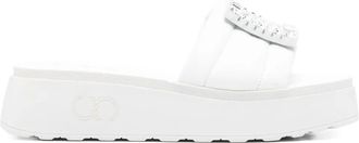 Casadei Cleo sandalen verfraaid met kristallen - Wit