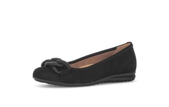 Gabor Womens Classic Ballet Flats, Womens Flats, Black 47, 4-4.5 UK