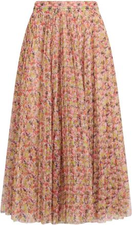 Philosophy di Lorenzo Serafini Pliss&eacute; Midi Rok - Dames - Midirokken - Veelkleurig - XS - Polyester - Rokken