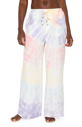 Spiritual Gangster Toluca Linen Blend Pants in Wisteria M at Nordstrom Rack, Size X-Large