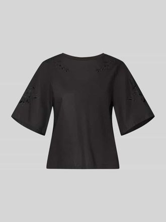 Max Mara Regular Fit T-Shirt aus reiner Baumwolle Modell TARGA in Black, Gr&ouml;&szlig;e XXL